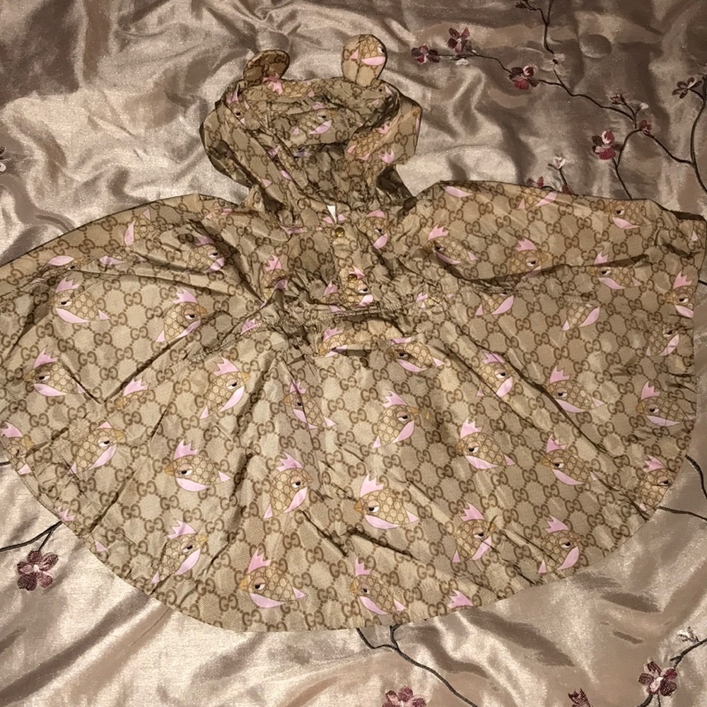 Children’s Gucci Logo Printed rain cape